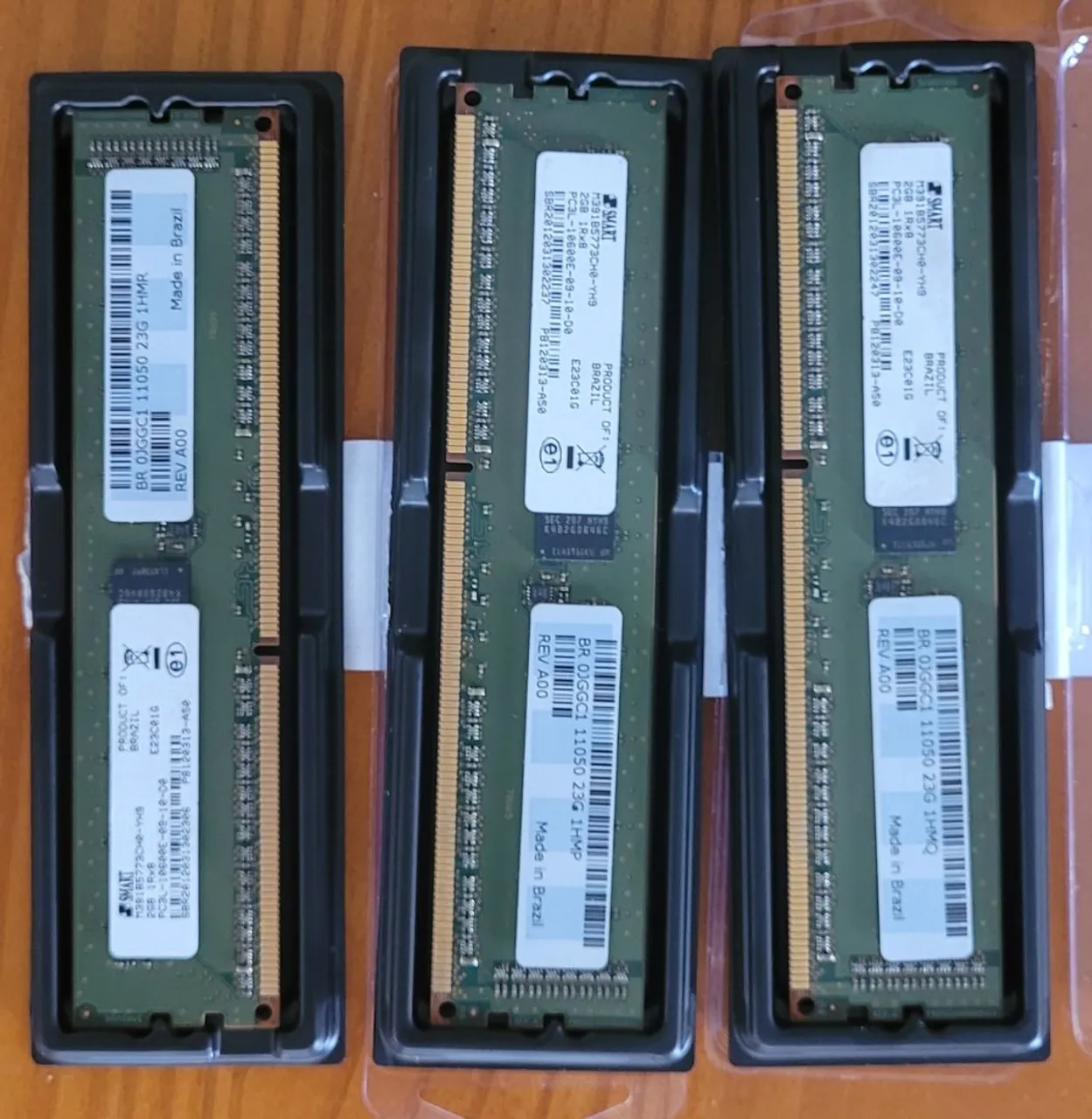 Memória Original Servidor DELL - 3 pentes de 2GB cada - SMART