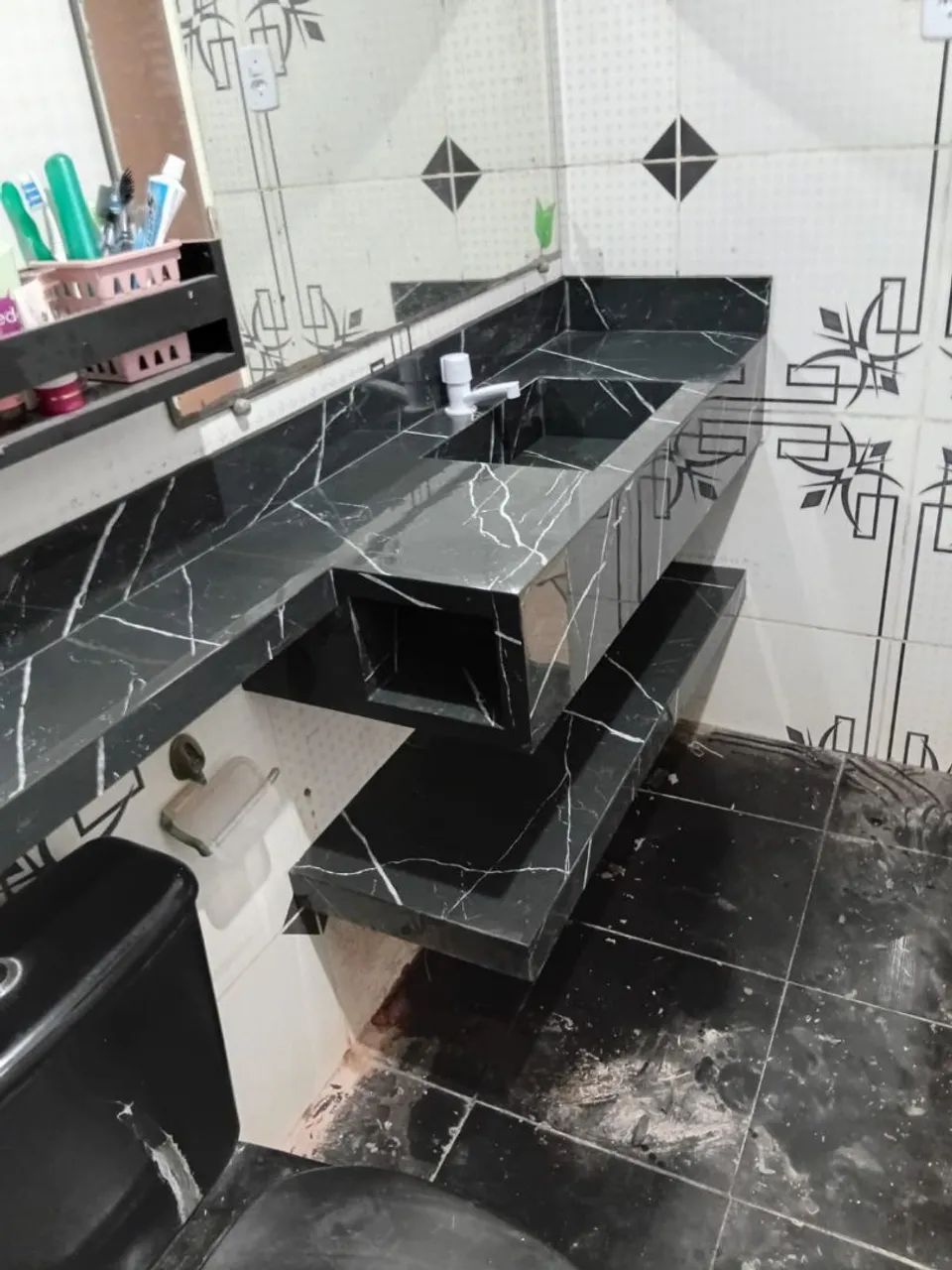 Pias de porcelanato 120x40