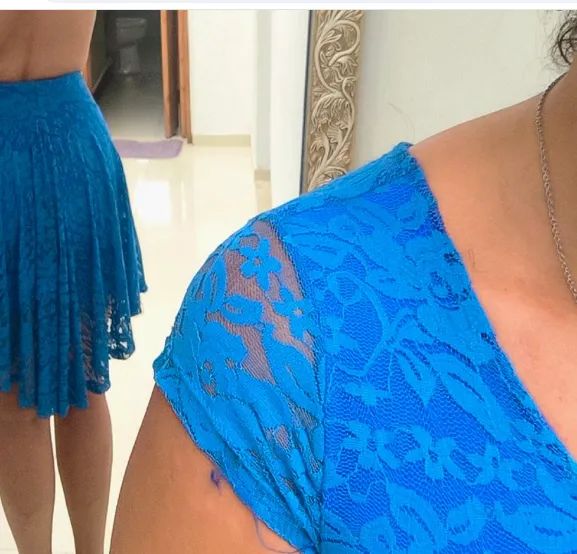 vestido mullet em renda,forrado - Foto 4