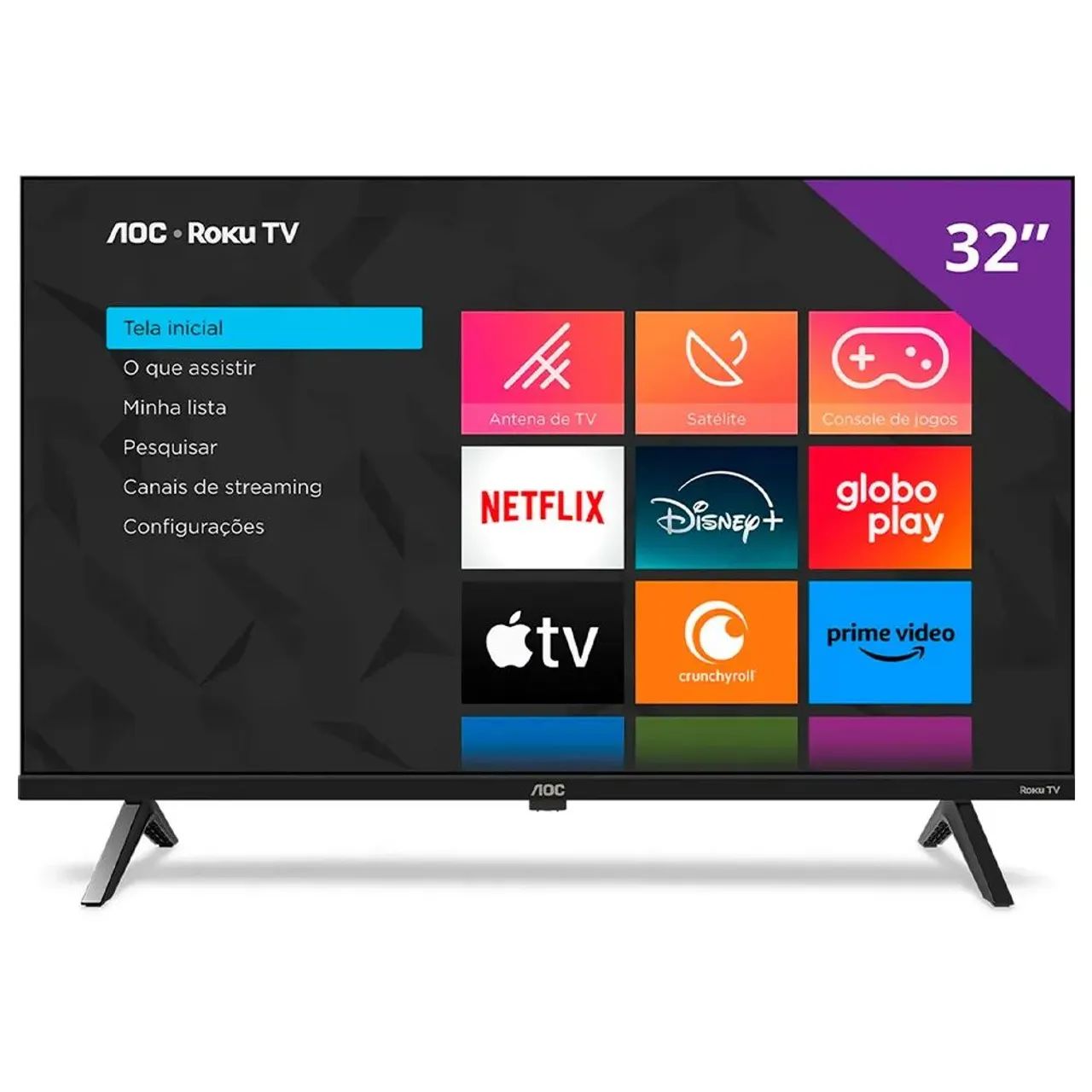 Tv aoc smart roku 32 polegadas - televisor - Foto 3
