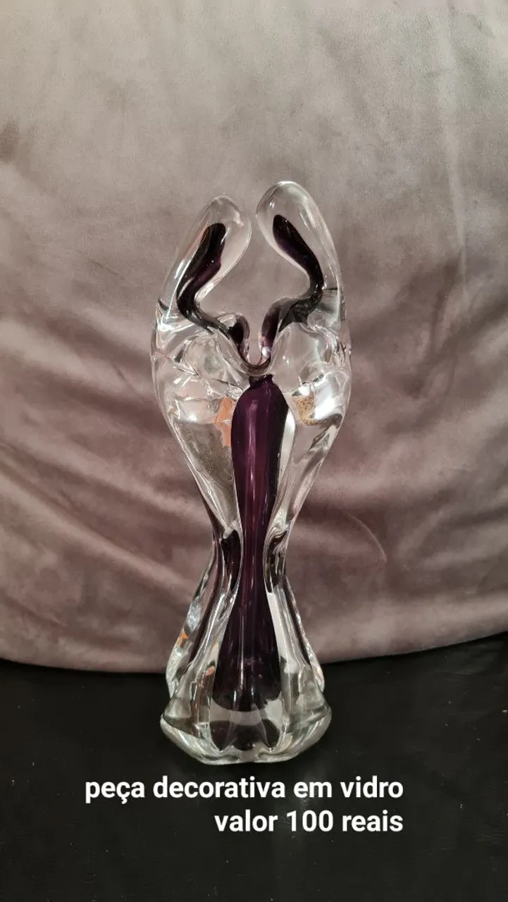 Escultura em vidro