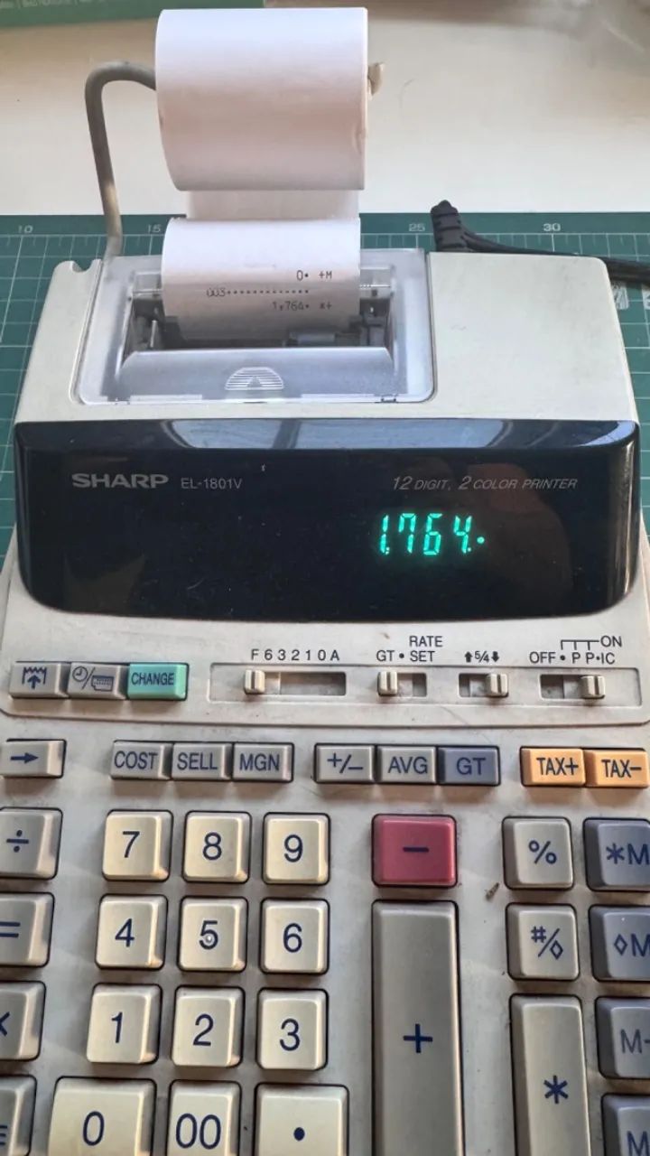 Calculadora de mesa Sharp EL1801V - Foto 2