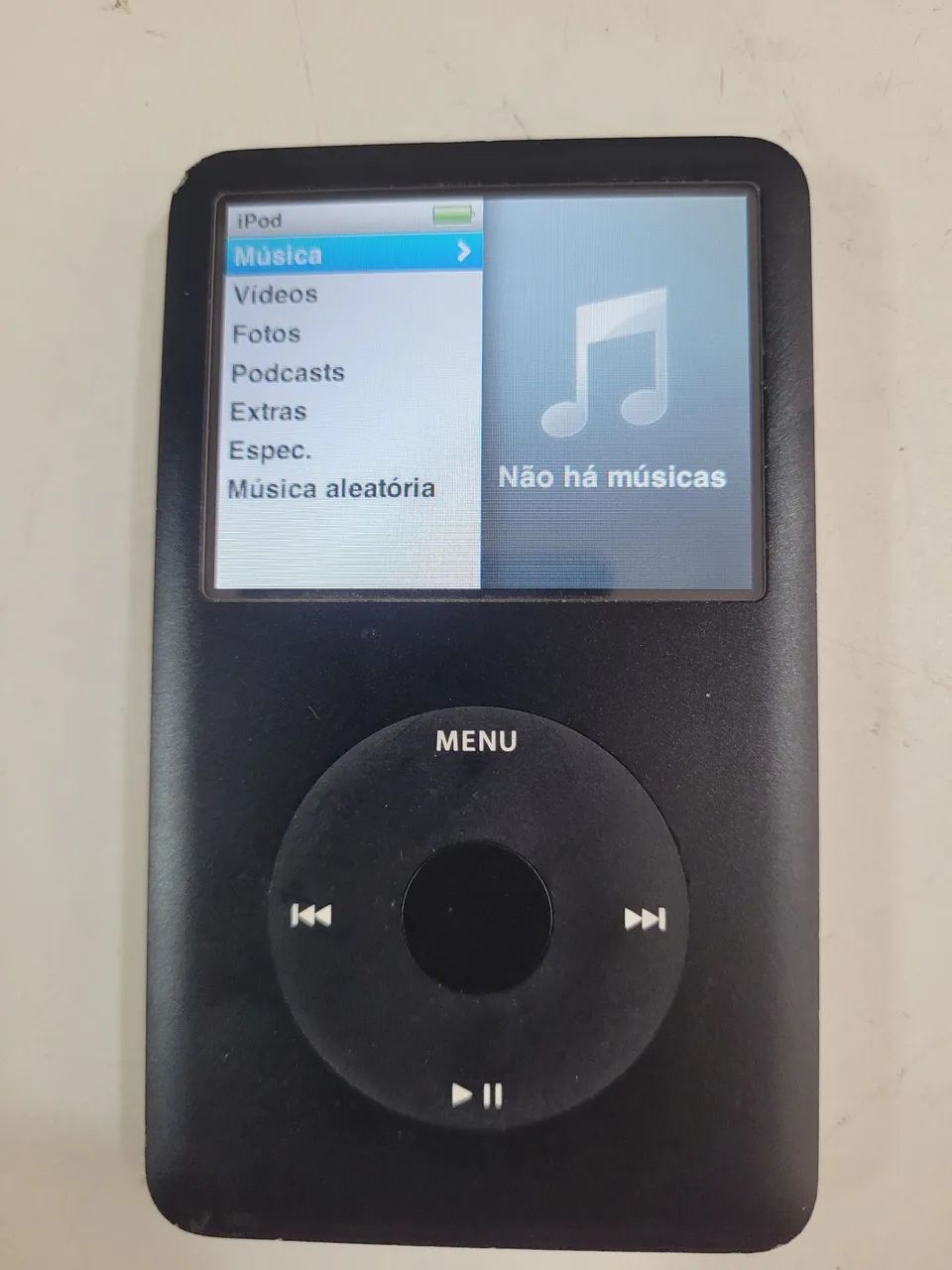 iPod classic 80gb A1238 preto e prata - Equipamentos e