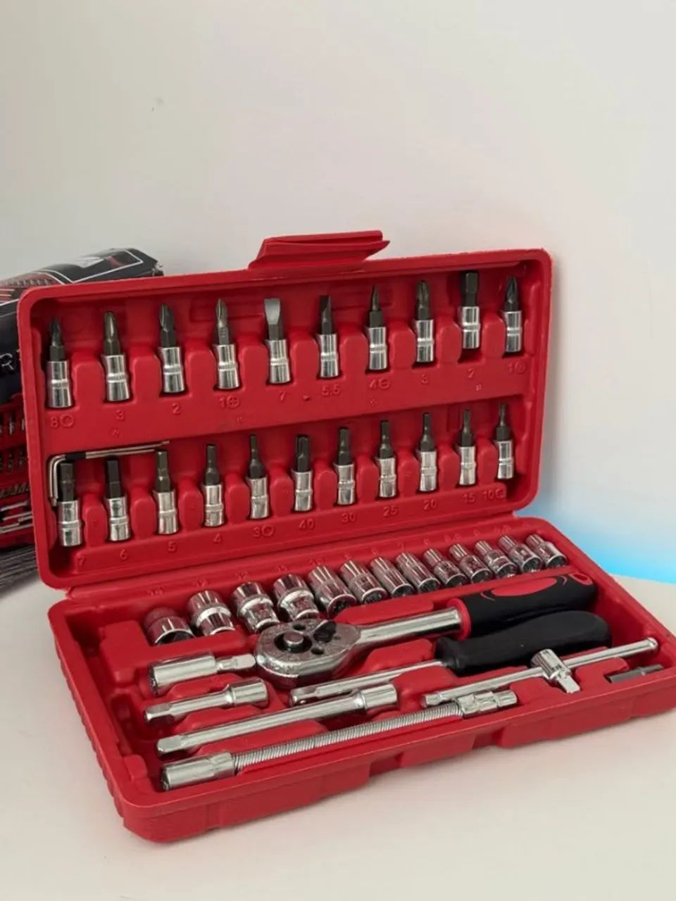 KIT de Ferramentas 46 Peças para Reparos e Manutenções Domésticas e Automotivas - Foto 4