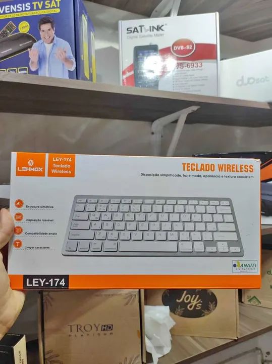 Teclado Wireless Lehmox LEY-174