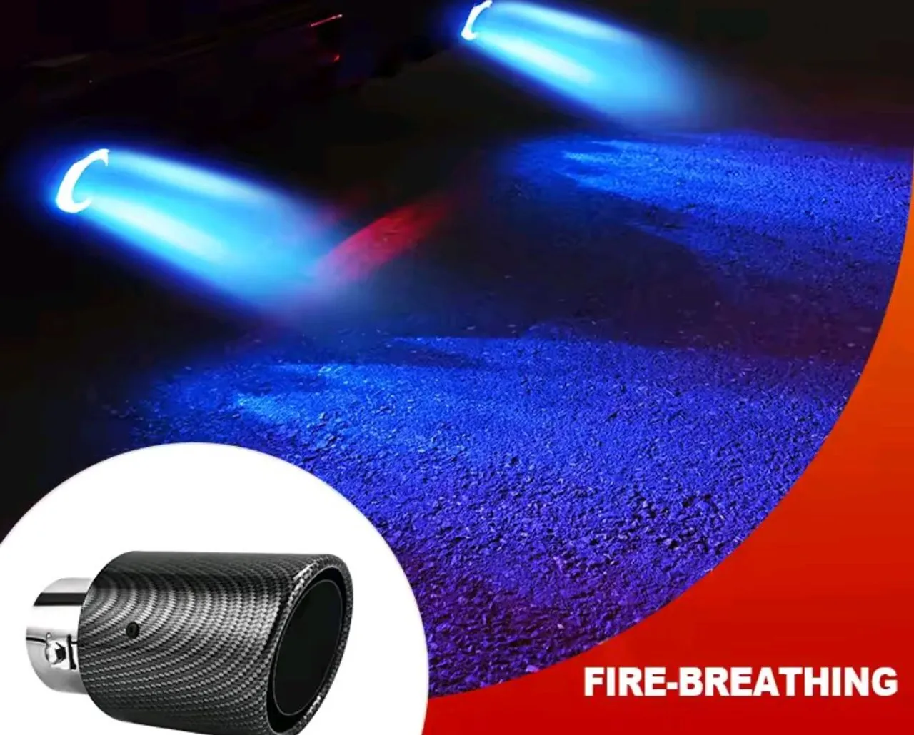 Ponteira de Escapento com Efeito 'Fire Breathing'