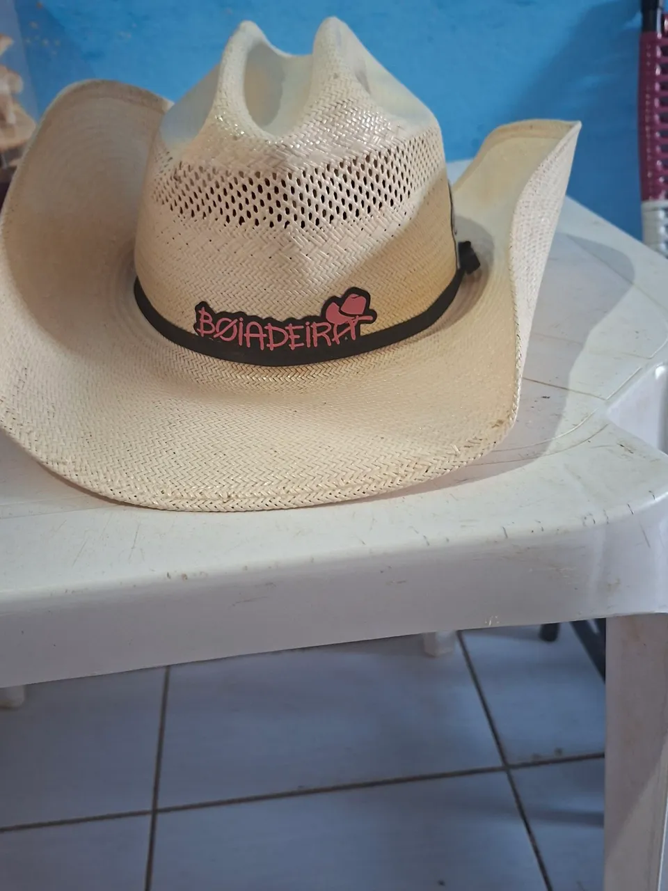 Chapéu Boiadeira Palha - Estilo Country