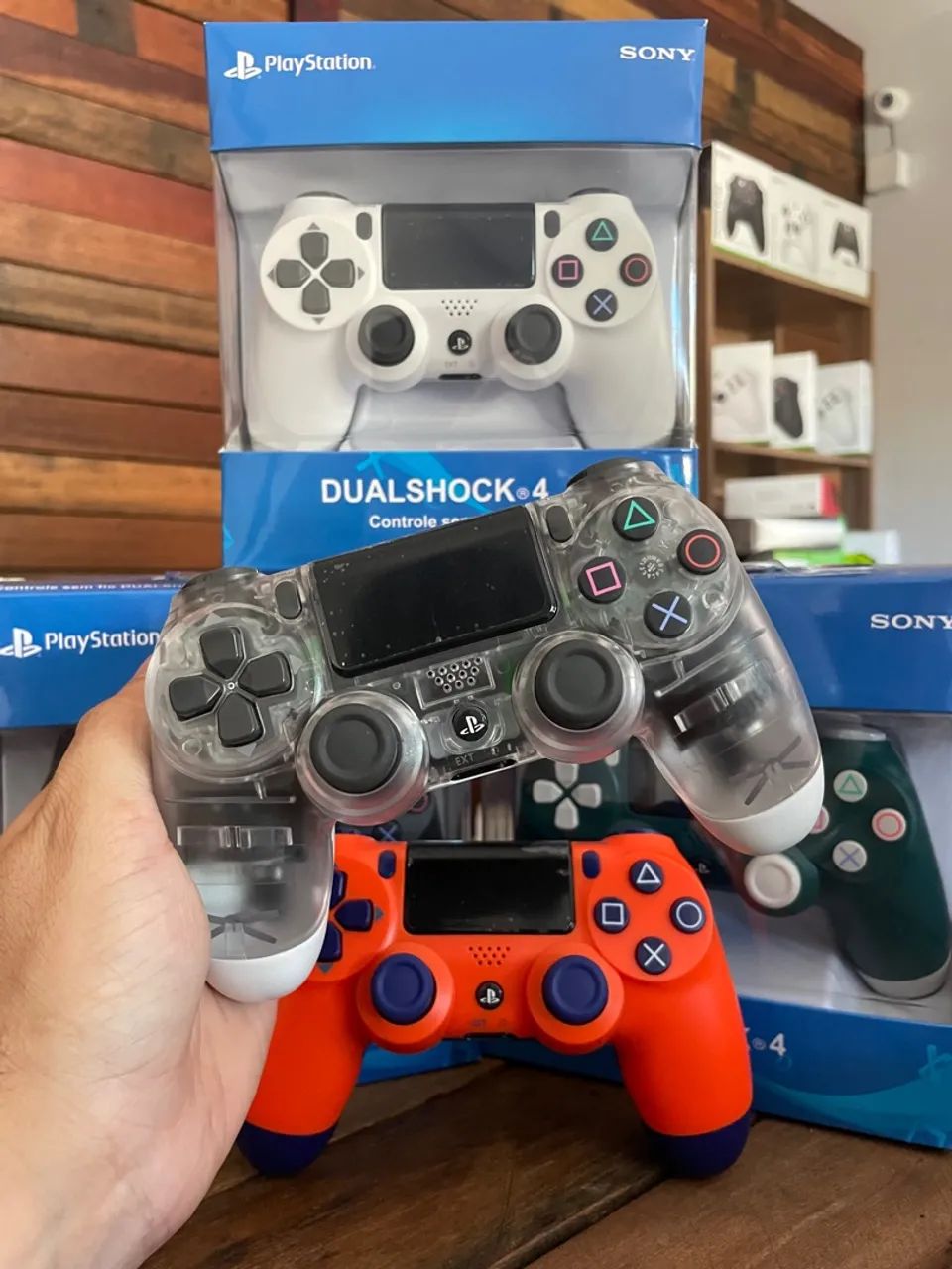 Controle PS4 TV PC Playstation - Cores ENTREGAMOS COM GARANTIA 