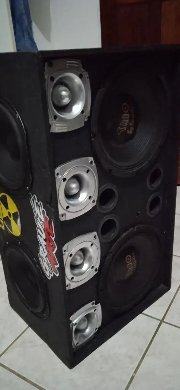 Caixa de Som Automotivo Potente Sem Uso, Parado - Foto 3