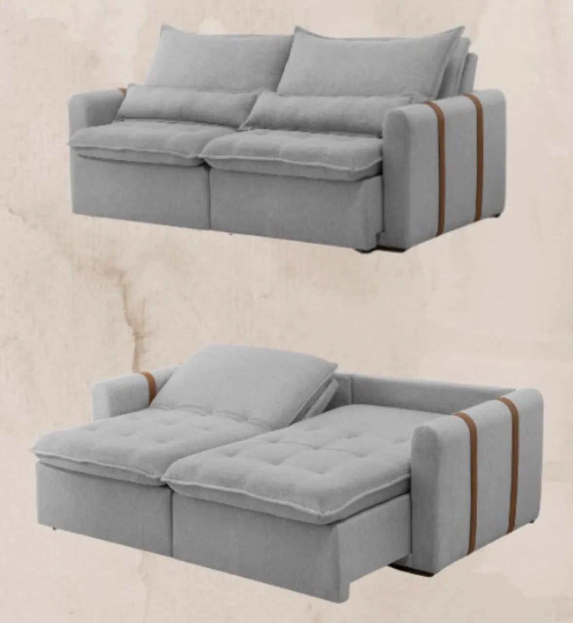 Sofá cama - NOVO - ENTREGAMOS  - Foto 2