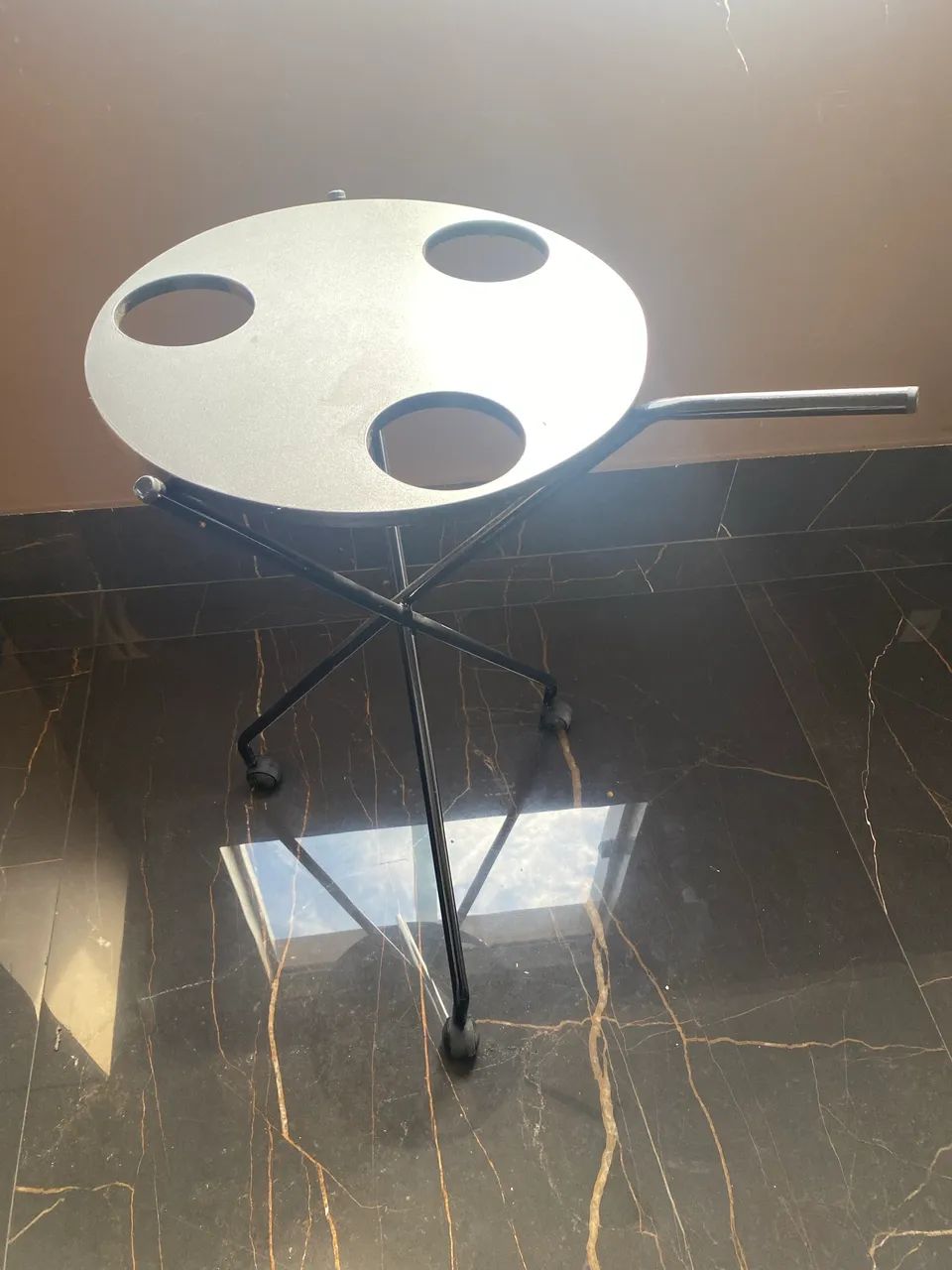 Mesa auxiliar para tintura, salão de beleza 