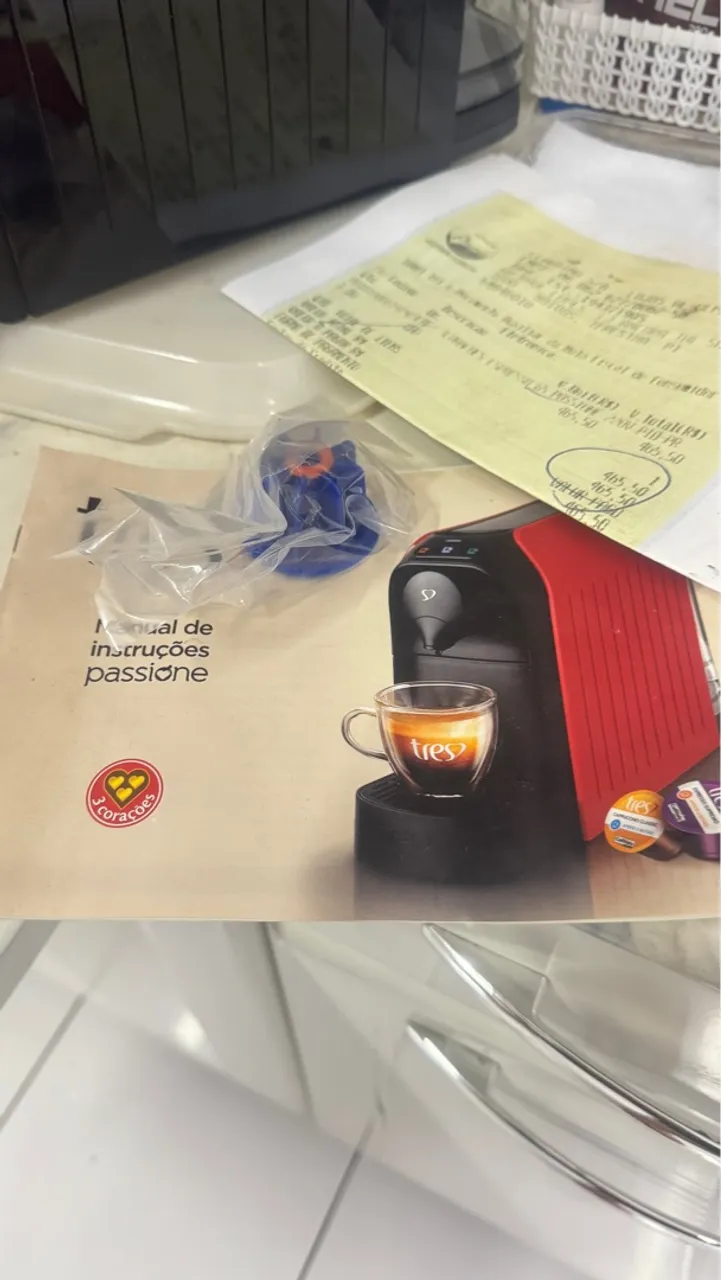 Maquina de café expresso 3 corações