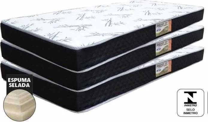 Colchão Biflex Proflex D33 Solteiro 88x14x188 (C) (FAZEMOS ENTREGAS EM ATE 24 HORAS)