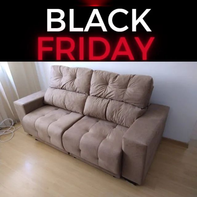 sofa retratil marrom  - Foto 2