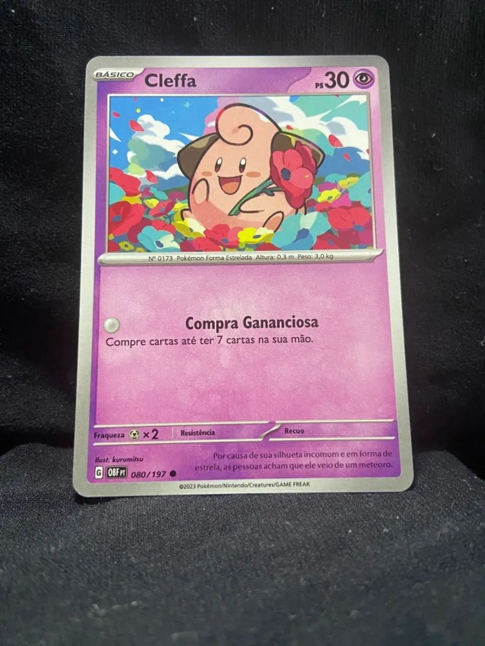Carta Pokémon TCG - Cleffa (080/197)