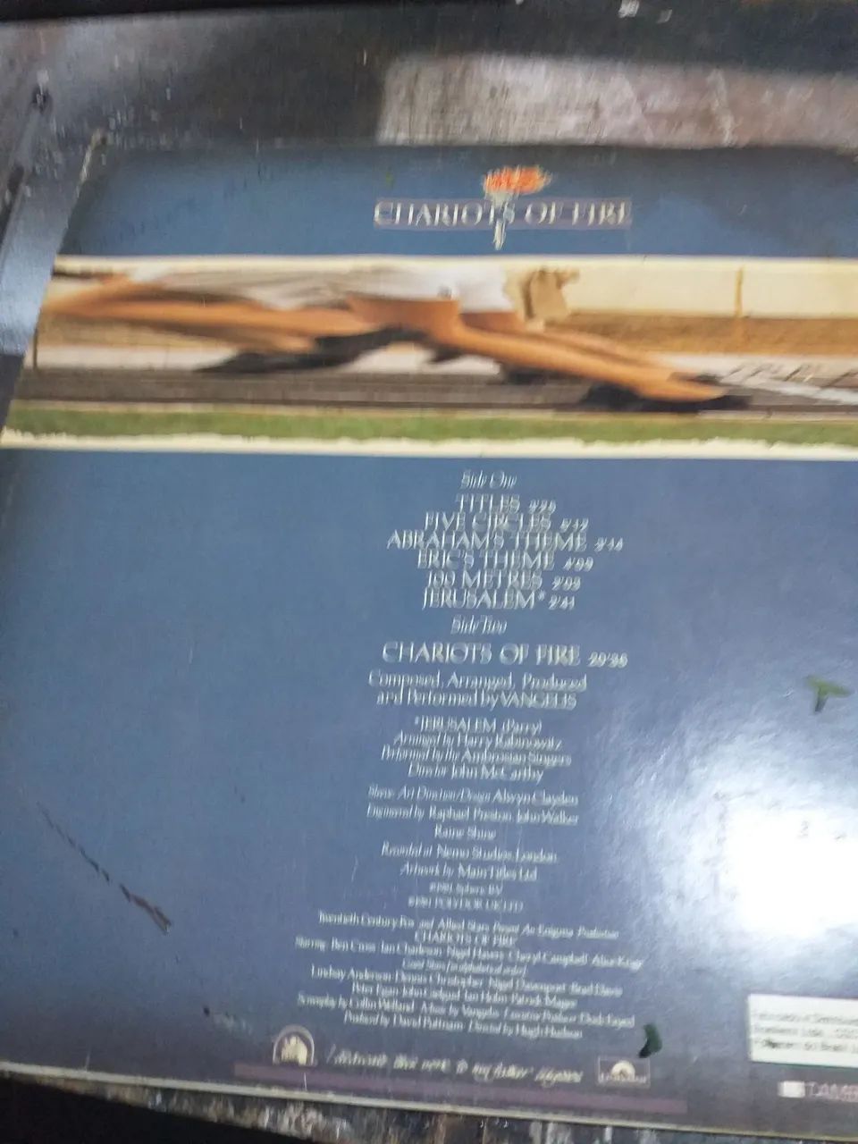 Vinil Chariots of Fire - Vangelis