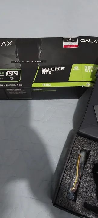 Placa de Vídeo Galax GeForce GTX 1650 1-Click OC - Foto 5