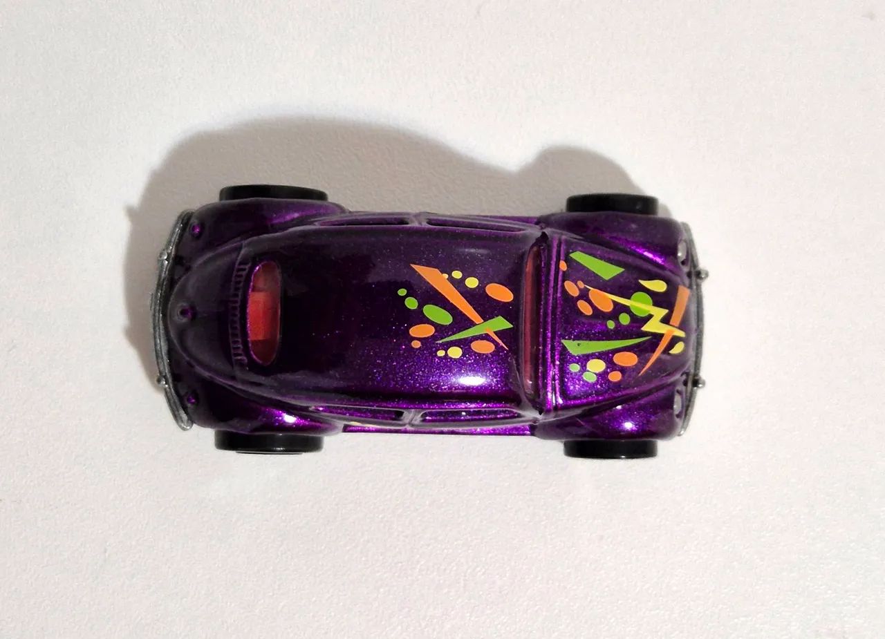 Hot Wheels Volkswagen Beetle Exclusivo Car Crusher Playset  - Foto 5