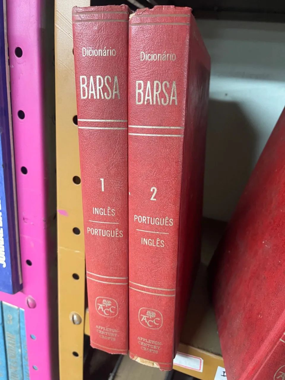 Dicionário Barsa Inglês-Português - Vols. 1 e 2 