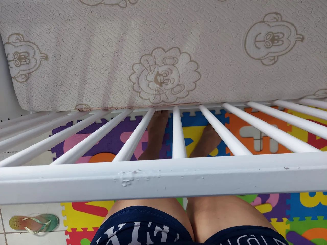 Berço Cama com Colchão de Espuma Baby Soninho Ortobom - Foto 2