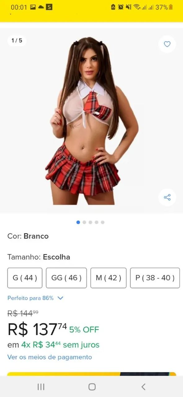 Fantasia colegial sexy - Foto 4