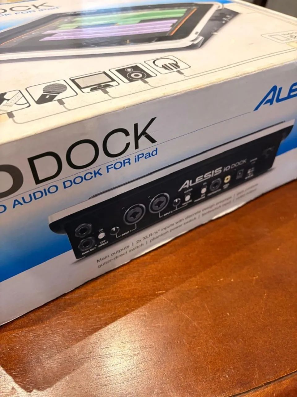 IOdock alesis interface de audio para ipad 