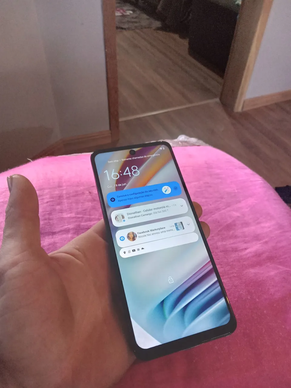 Celular motorola moto g60 128 gigas de memória e 6 gb de RAM funcionando perfeitamente