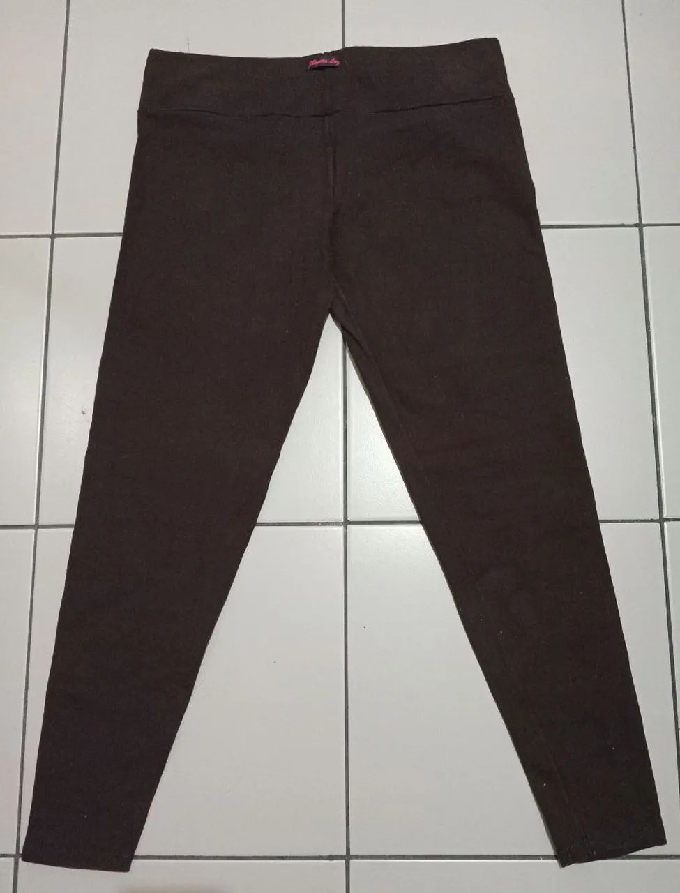 Calça Fuso Legging Confortável Marrom - Foto 2