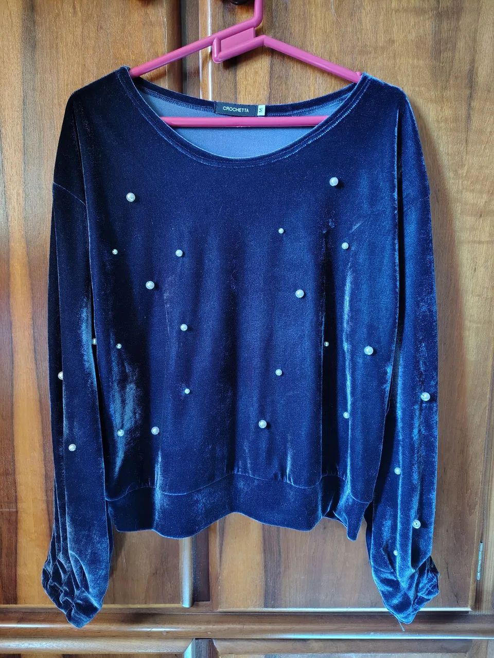 Blusa Feminina Manga Comprida Crochetta M