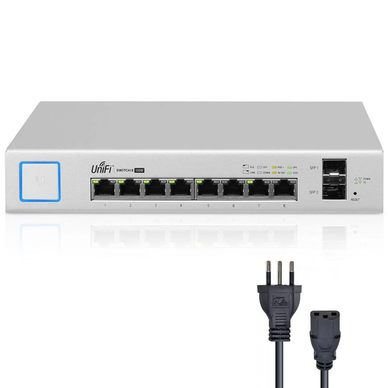 US-8-150W-BR UNIFI SWITCH 8P POE RJ45 + 2P SFP