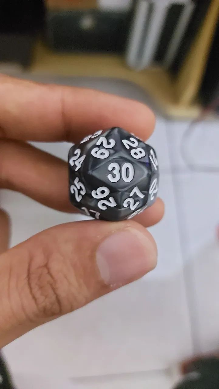 KIT D30 Dados de RPG - 30 faces - Foto 4