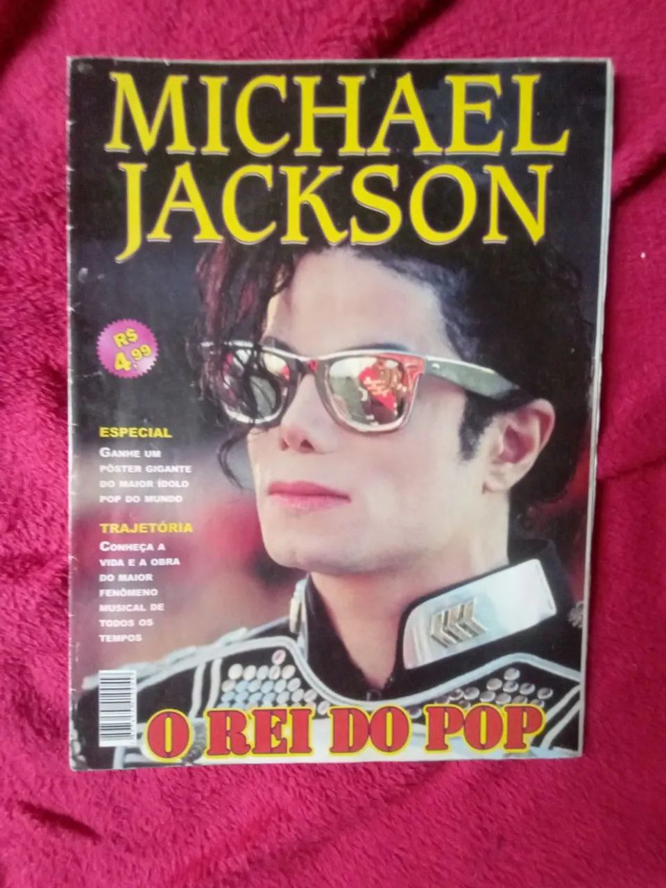 Encarte /poster gigante Michael Jackson antigo
