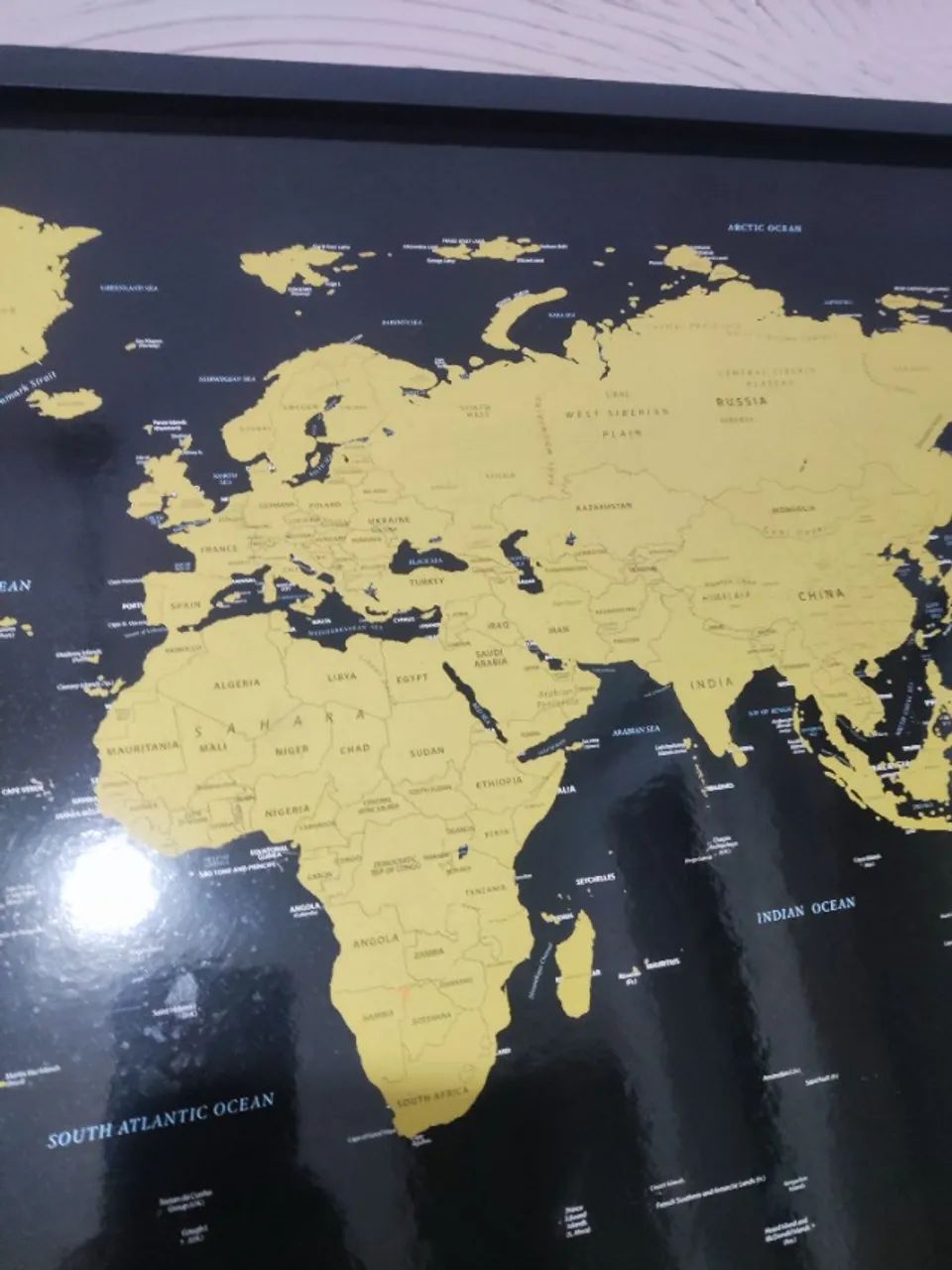 Quadro mapa mundi  - Foto 3
