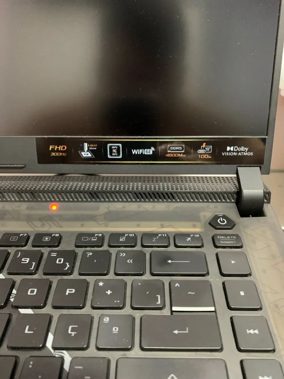 Notebook Gamer Asus Rog Strix Scar i9 e RTX 3070ti - Foto 4
