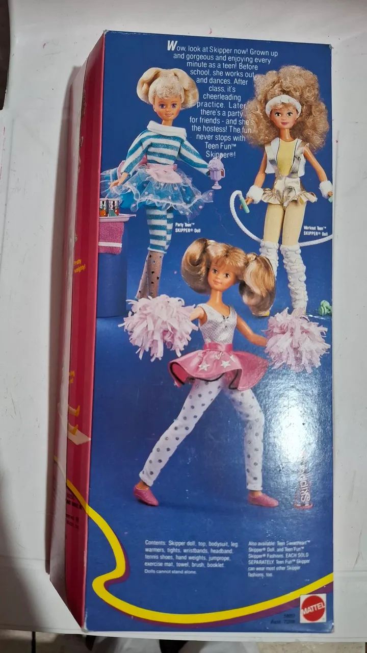 Barbie Skipeer fun 1987  na caixa  - Foto 4
