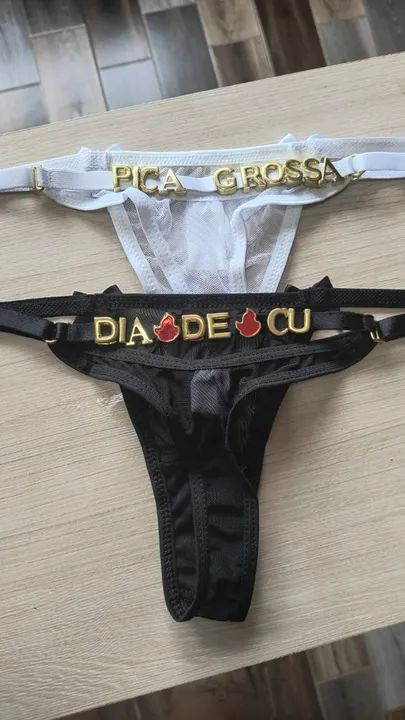 Calcinha Personalizada com nomes, frases - Foto 3