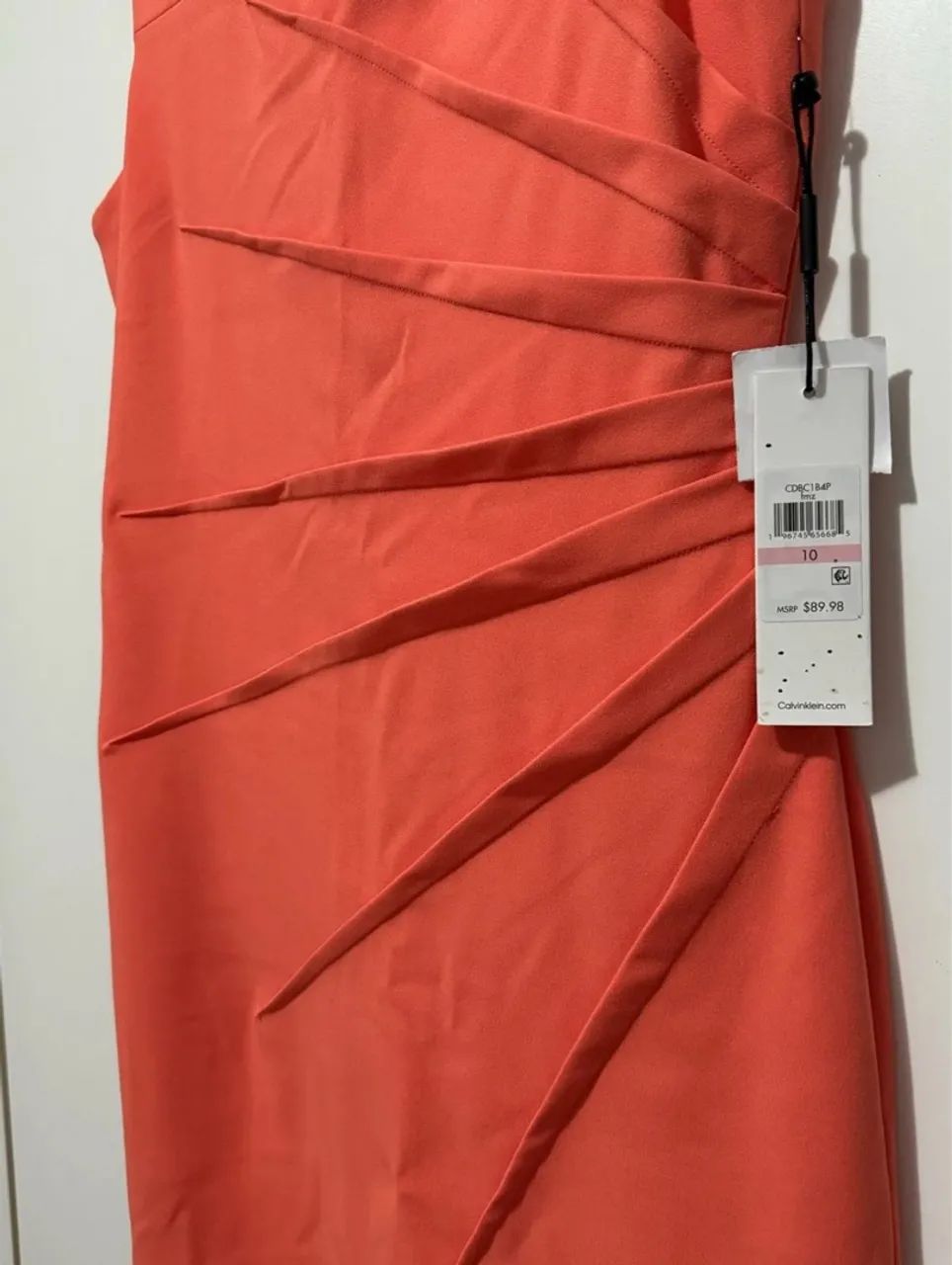 Vestido Calvin Klein - Laranja - Foto 3