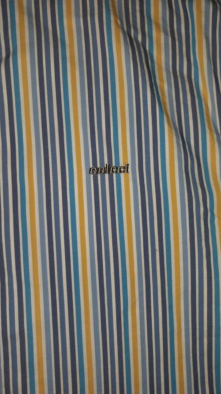Camisa listrada Colcci Masculina G - Foto 3