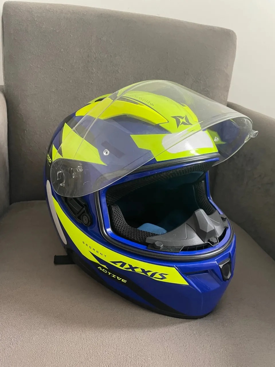 Vendo Capacete Axxis Active - Azul