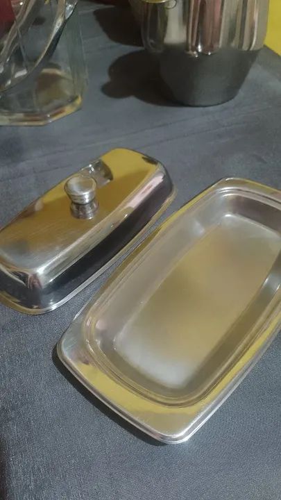 Porta Manteiga em Aço Inox - Foto 4