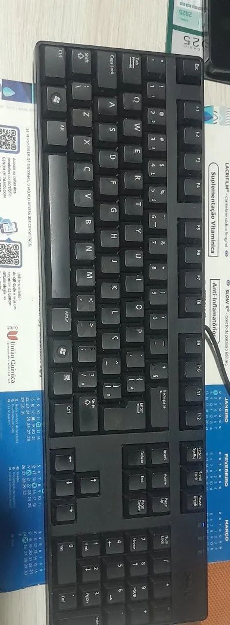 Teclado Dell USB Preto - Funcionando perfeitamente - Foto 3