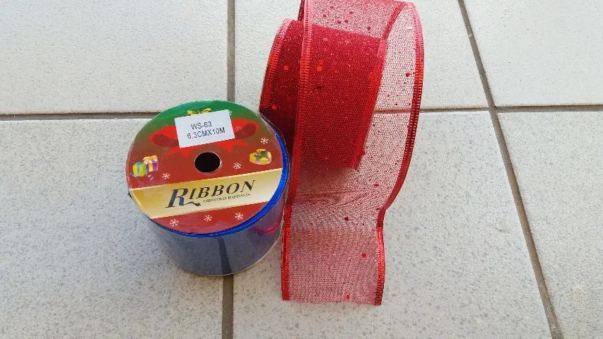 Fita Aramada Larga Decorativa 2 Rolos com 10metros cada - Foto 5