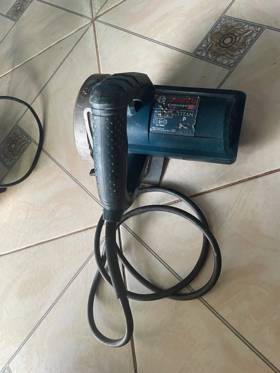 Serra mármore Bosch GDC 125 profissional