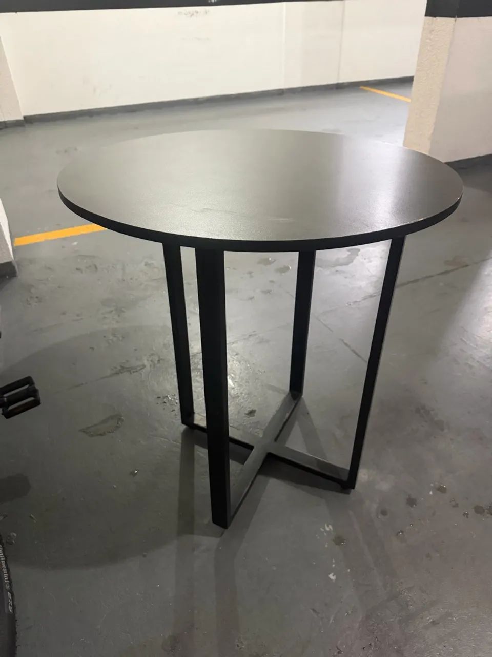 Mesa Redonda Estilo Industrial 