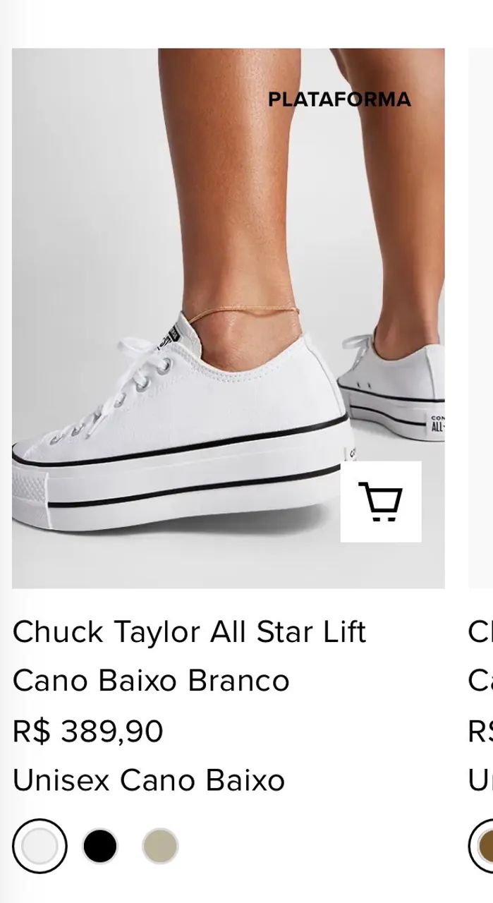 Tênis All Star Branco Converse Original - Foto 4