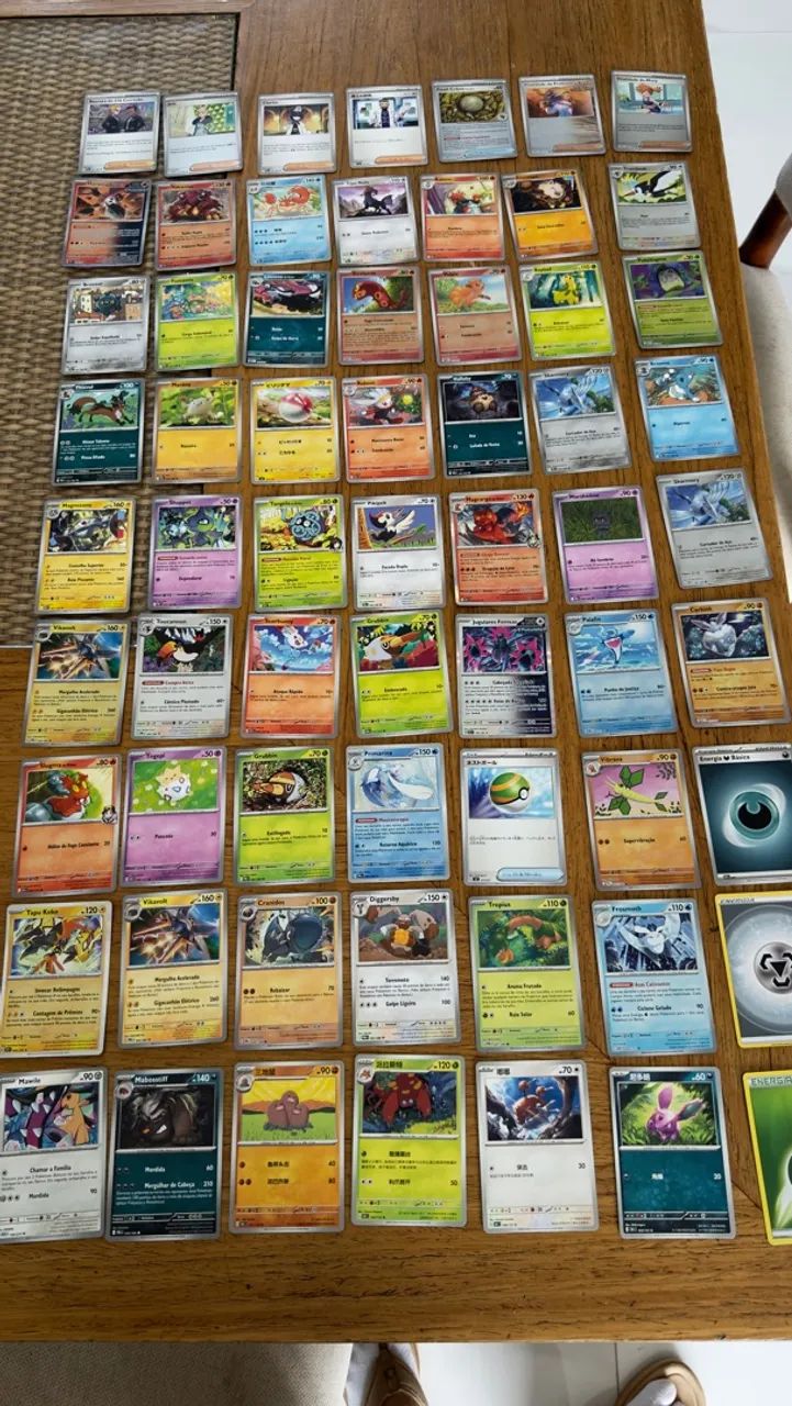 100 cartinhas Pokémon originais