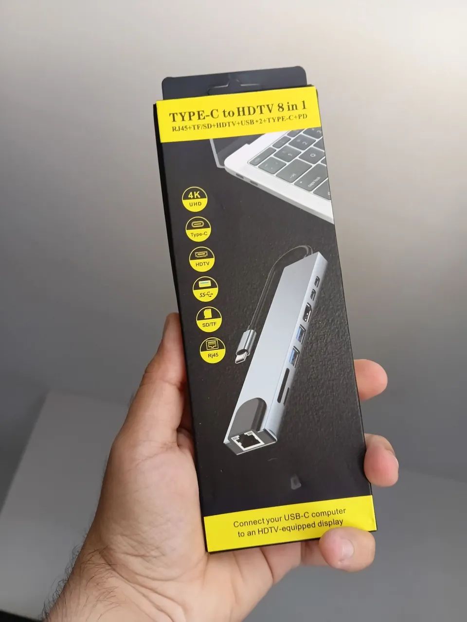 Hub USB Tipo C 8 Portas - FRETE GRÁTIS - Foto 3