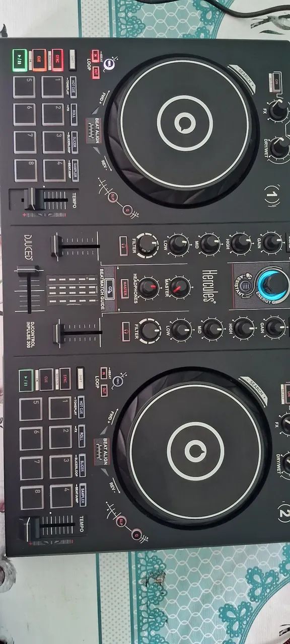 Vendo controladora Hércules pulse 300 e notebook  - Foto 3
