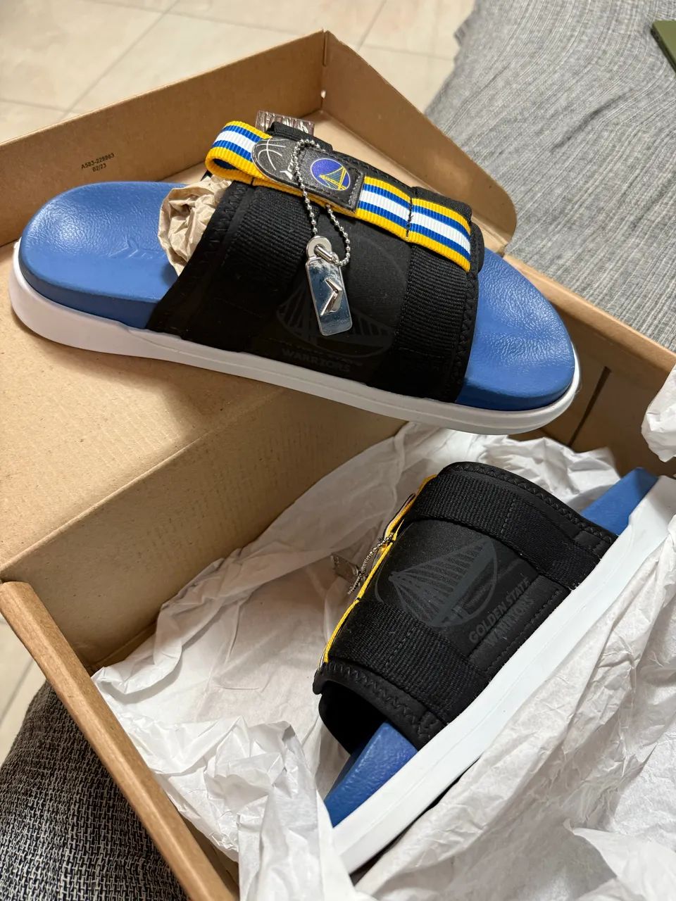 Chinelo NBA rider azul  - Foto 3