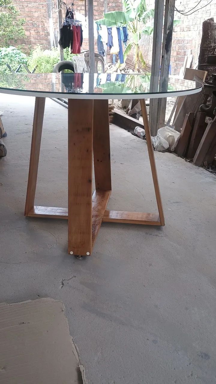 Mesa de ml linda com vidro  - Foto 3